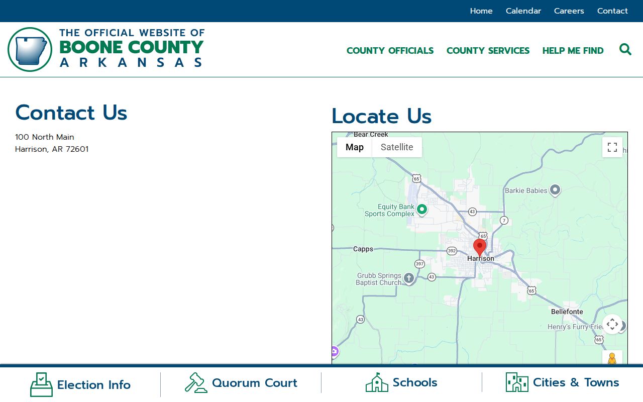 Boone County court records office directory