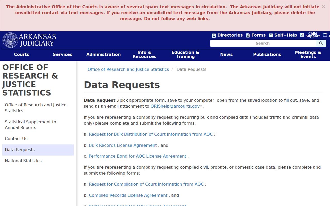 Boone County case search AOC data request resources