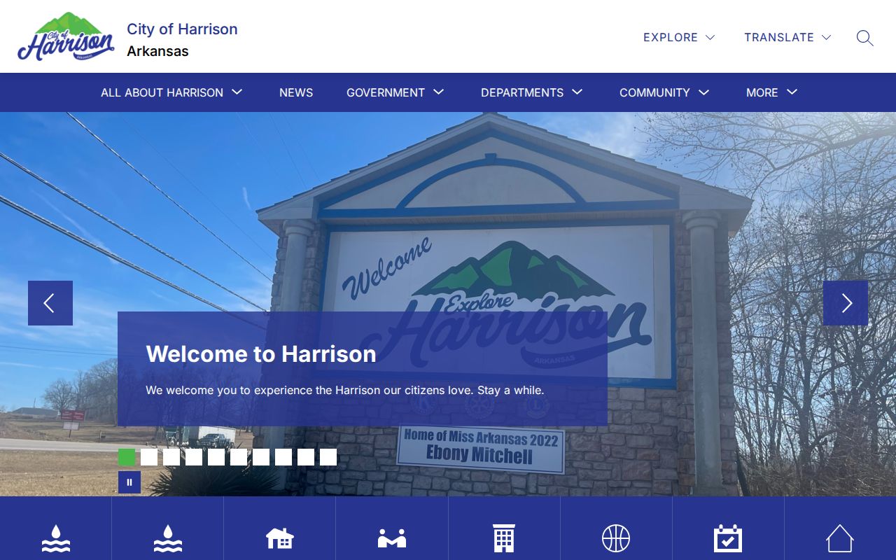 Harrison court records city government source
