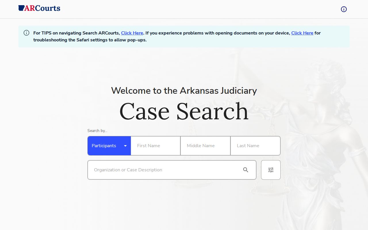 Boone County court docket search in Search ARCourts